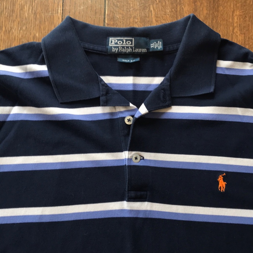 Mens Polo Short Sleeve Knit Shirt